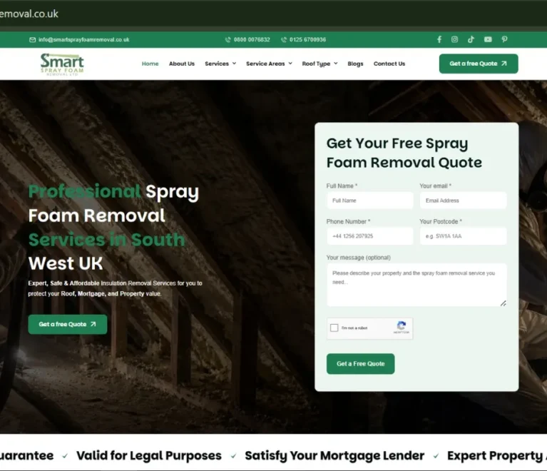 SMART SPRAY FOAM REMOVAL LTD