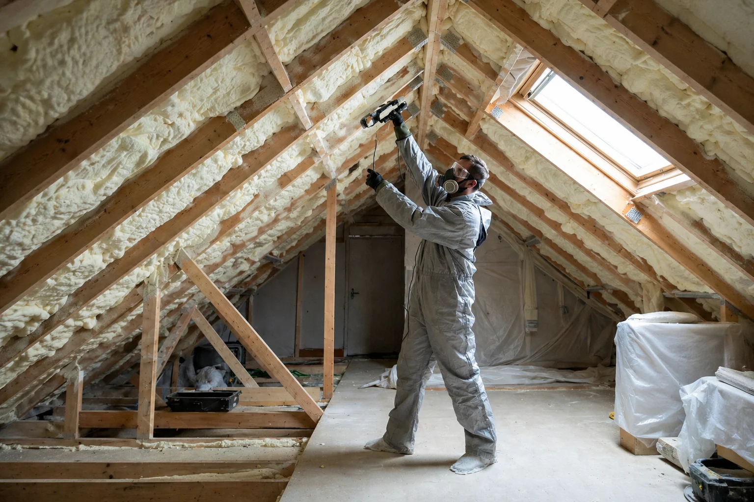 Spray foam removal